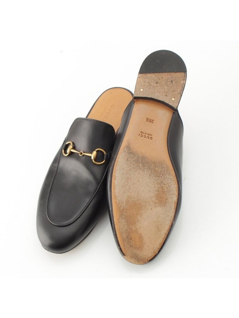 Gucci Horsebit Slippers Shoes Black - Picture 5 of 10